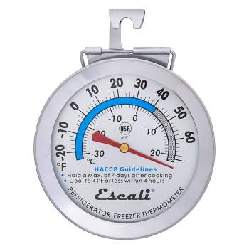 Polder Thm-560n Refrigerator/freezer Thermometer, Stainless Steel