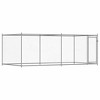 Dog Cage Grey Galvanized Steel Large Durable Dog CagevidaXL - 2 of 4