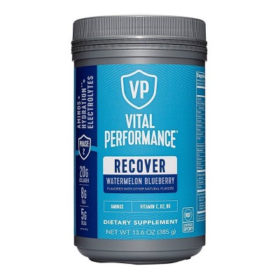 Vital Proteins Performance Recover Dietary Supplements - Watermelon Blueberry - 13.6oz