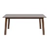 HOMES: Inside + Out 5pc Forest Wisp Mid-Century Modern Dining Room Set Walnut - image 4 of 4