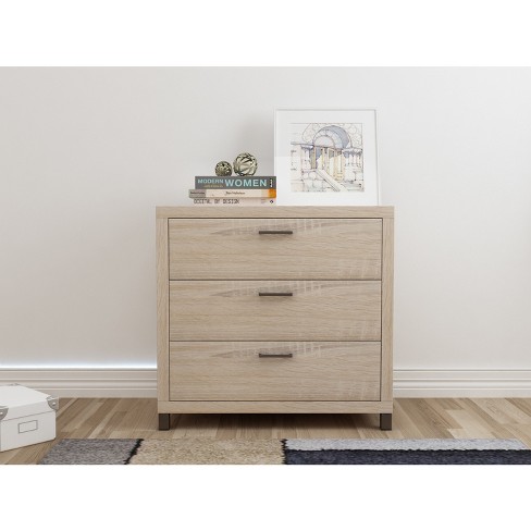 Cary 3 Drawer Chest Natural Loft 607 Target