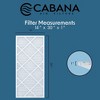 Cabana Air Filters 6 Pack Home HVAC Furnace Air Filters, Capture Unwanted Particles with Pleated Design, MERV 11, 14 x 30 x 1, White - 2 of 4