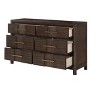 Modern Style 6-Drawer Dresser Made with Wood in Walnut(Includes Dresser Only) same as G150108532 (NJ inventory) - 3 of 4