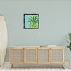 Stupell Industries Tropical Pineapple on Blue Floating Frame Canvas Art - 3 of 4