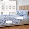 Winter Floral Brushed Microfiber Sheet Set - Great Bay Home - 3 of 4