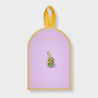 14K Gold Dipped Lower Case Letter Charm - A New Day™ Gold