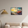 Art Remedy Memories at the Beach Colorful Coastal Wall Art Framed - 2 of 4
