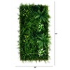 Nearly Natural 20-in x 40-in UV Resistant Costa Rican Forest Artificial Living Wall Art Panel in Dark Wood-Like Frame (Indoor/Outdoor) - 2 of 4