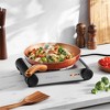 Peach Street Electric Stovetop Hot Plate Burner 1800W Glass Cast Iron Portable Stove Burners Cool Touch Handle Cooktop Temperature Controls Electric - 2 of 4