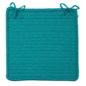 Colonial Mills Simply Home Solid - Turquoise Chair Pad (single) - 1 of 1