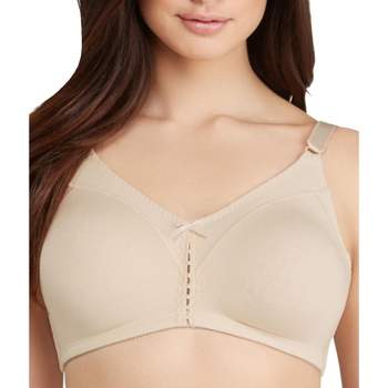 Bali NWT Women's Double Support Lace Wirefree Beige Bra 42D Style 3372