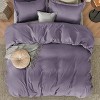 3 pieces Duvet Cover Soft Double Brushed Bedding Set for Kids & Adults Zipper Closure - 3 of 4