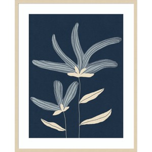 Amanti Art Two Flowers by Alisa Galitsyna Framed Canvas Wall Art Print - 1 of 4