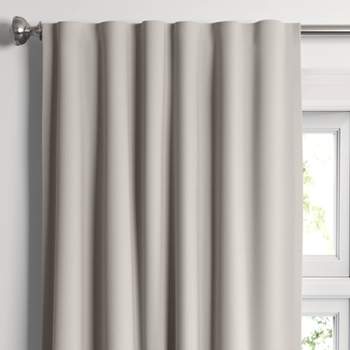 1pc 50"x95" Blackout Aruba Window Curtain Panel Gray - Threshold™