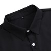Men's Muscle Shirts Short Sleeve Button Up Shirt Slim Fit Dress Shirts - 4 of 4