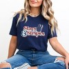 Simply Sage Market Women's Stars and Stripes Distressed Short Sleeve Graphic Tee - 2 of 4