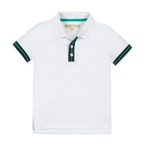 Hope & Henry Boys' Organic Short Sleeve Knit Pique Polo Shirt, Kids - 1 of 4