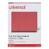 Universal Deluxe Six-Section Pressboard End Tab Classification Folders, 2 Dividers, 6 Fasteners, Letter Size, Bright Red, 10/Box - 2 of 4