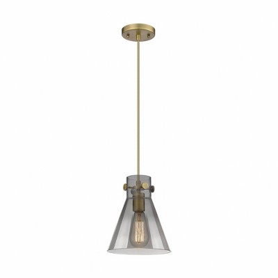 Newton Cone - 1 Light Pendant In Industrial Style-9.88 Inches Tall and 8 Inches Wide