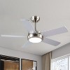 46 Modern Ceiling Fan with Light and Remote,Dual Side Blades,Reversible DC Motor - 2 of 4