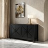 TiramisuBest Modern Wood Buffet Sideboard 43"/56" 2 Doors 2 Drawers Adjustable Shelf Entryway Dining Room Console Storage Cabinet - 2 of 4