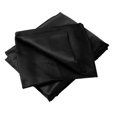 ChicFurnit Full King Queen Twin Size Satin Bed Sheets Silky Smooth Fabric 360 Secure Fit for Living Room
