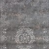Gray Medallion Non Skid Area Rug - 4 of 4