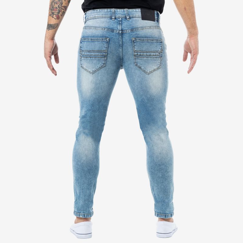 RAW X Men's Contrast Neon Stitch Flex Jeans, 2 of 8