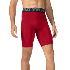 Anna-Kaci Active Men's Compression Fit Performance Shorts with Wide Waistband and Moisture-Wicking Stretch Fabric - 1 of 4
