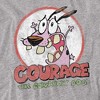 Courage The Cowardly Dog Vintage Courage Adult T-Shirt - 2 of 4