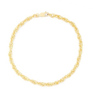 Giorgio Di Vicenza Gold-Filled 3.8mm Men's Rope Chain Bracelet - 1 of 2