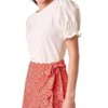 Women's MIX MEDIA RUFFLE KNIT TOP - mittoshop - 2 of 3