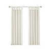 ChicFurnit Curtain Panel Twist Tab Lined for Stylish Window Coverage and Privacy, White, 84"*50"*0.13" - 4 of 4