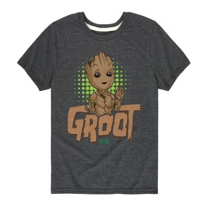 Boys' - Marvel - Guardians of the Galaxy Baby Groot Short Sleeve Graphic T-Shirt - 1 of 4