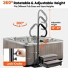 Hot Tub Handrail with LED Light, 360° Rotatable Spa Side Handrail with 35"～57" Adjustable Height, Hot Tub Hand Rail for Indoor & Outdoor - 3 of 4
