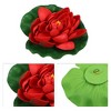 Unique Bargains Artificial Lotus Flower for Garden Ponds Pool Decoration 6 Pcs - 3 of 4
