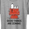 Women's - Peanuts - Good Things Are Coming Short Sleeve Graphic T-Shirt - 2 of 4