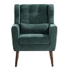 CLIHOME Modern Accent Chair, Teddy Fabric Living Room Chairs Comfy Reading Chair, Lounge Arm Chairs for Living Room Bedroom - 4 of 4