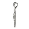 Black Bow Jewelry Sterling Silver Large Antiqued Lion's Head Pendant - 2 of 4