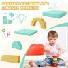 Whisen 10-Piece Kids Soft Foam Climbing and Crawling Blocks & Play Set & Convertible Sofa, Indoor Playground Gift for Toddlers - 4 of 4