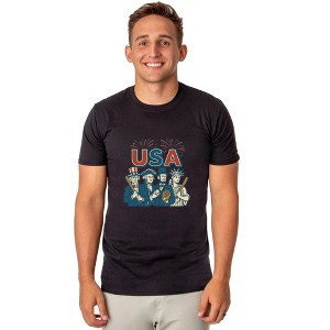 All-Stars of America T-Shirt Men's Baseball Inspired USA Tee - 1 of 4