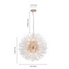 Rennnsan Veldena 23"W 16-Light Sputnik Dandelion Crystal Modern Glam Dimmable Chandelier in Gold - 3 of 4
