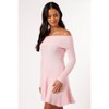 Petal and Pup Francisco Long Sleeve Mini Dress - Pink M/L - 3 of 3