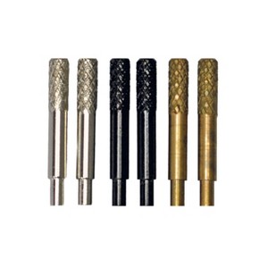 WE Games Machined Metal Cribbage Pegs in Velvet Pouch - Set of 6 (2 Brass, 2 Chrome, 2 Black) - 1 of 4