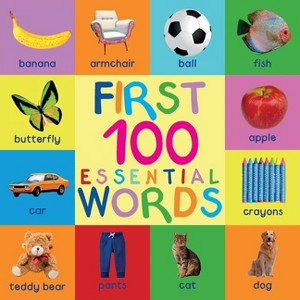 First 100 Essential Words - Large Print by  Mary King (Paperback) - 1 of 1