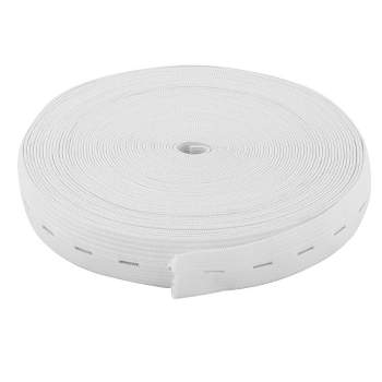 Unique Bargains Polyester Sewing Tool Elastic Band Spool Rope 29.5 Yards  Long, White 