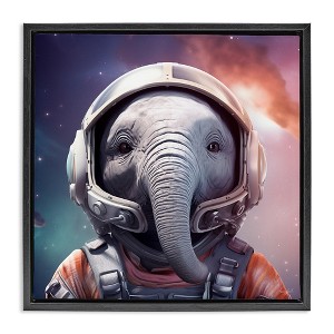 Stupell Industries Astronaut Elephant Portrait, 18" x 18" - 1 of 4
