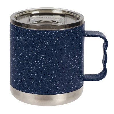 FIFTY/FIFTY 15oz Camp Mug with Slide Lid Navy/White Speckled