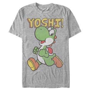 Men's Nintendo Running Yoshi T-Shirt - 1 of 4