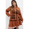 Women's Plus Size Marlie Dress - caramel | CITY CHIC - image 2 of 4